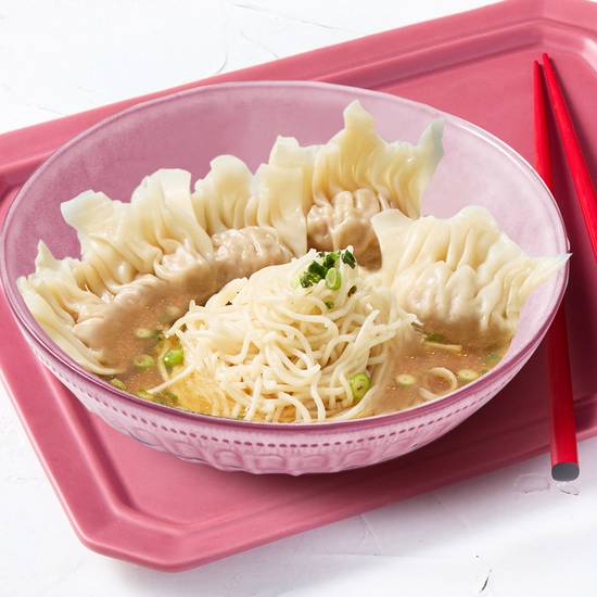 Vegetarian Wonton Noodle Soup 素菜馄饨汤面